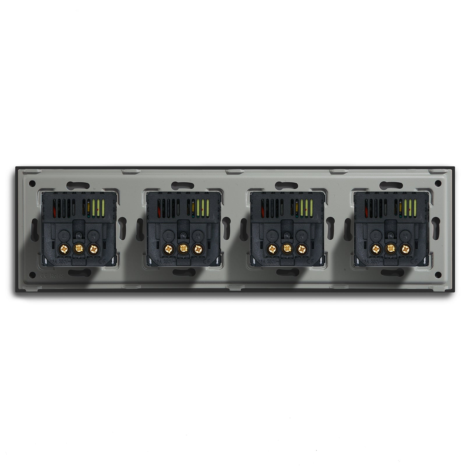 Eu socket with USB&Cover Glass Panel Power Outlets & Sockets Bseedswitch 