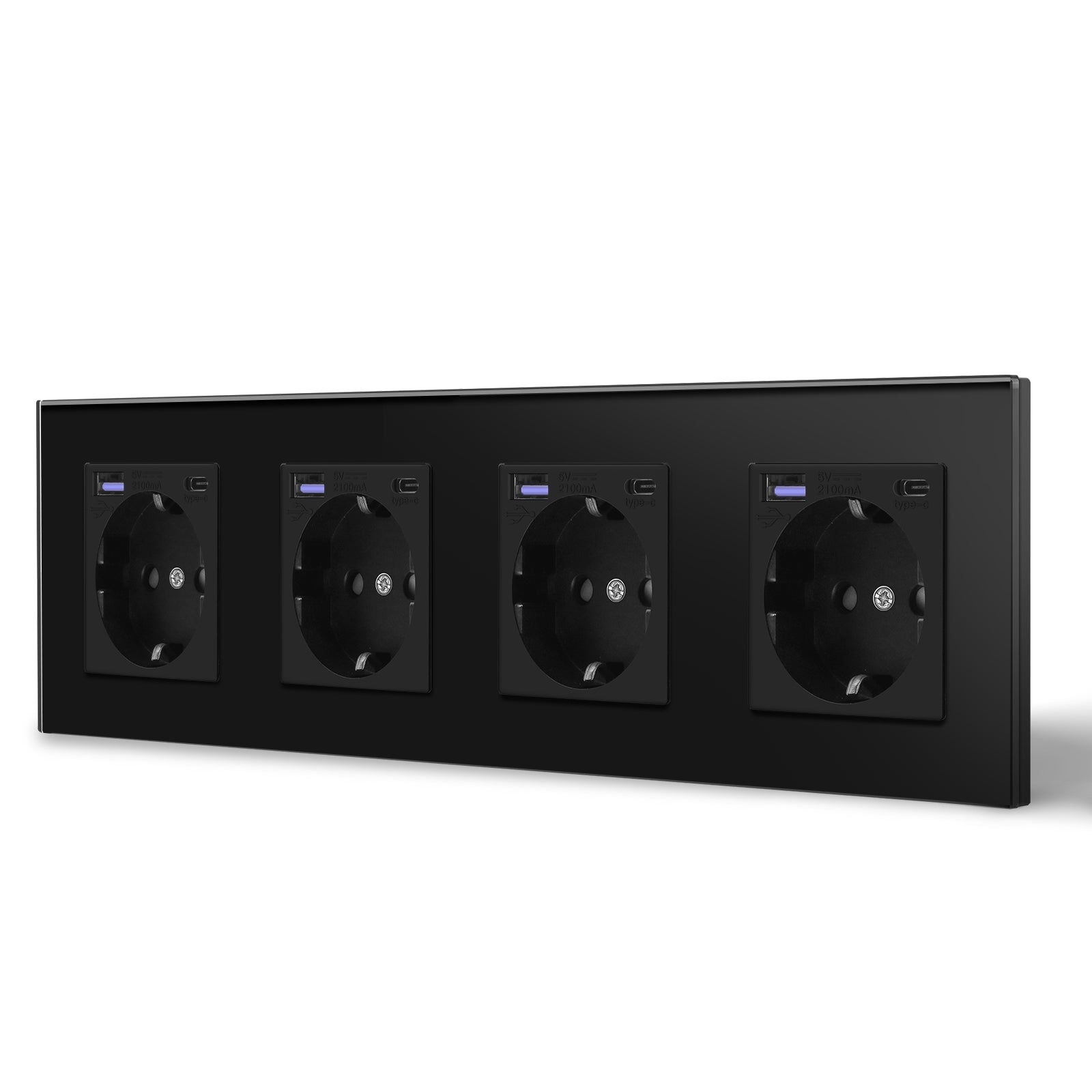 BSEED EU sockets with 20W PD Fast Charge Type-C Interface Outlet Wall Socket Power Outlets & Sockets Bseedswitch 