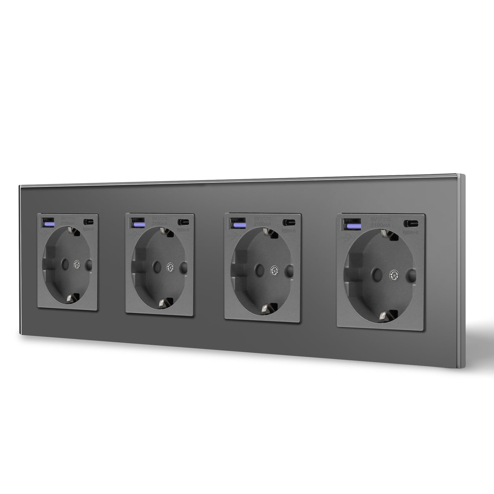 BSEED EU sockets with 20W PD Fast Charge Type-C Interface Outlet Wall Socket Power Outlets & Sockets Bseedswitch 