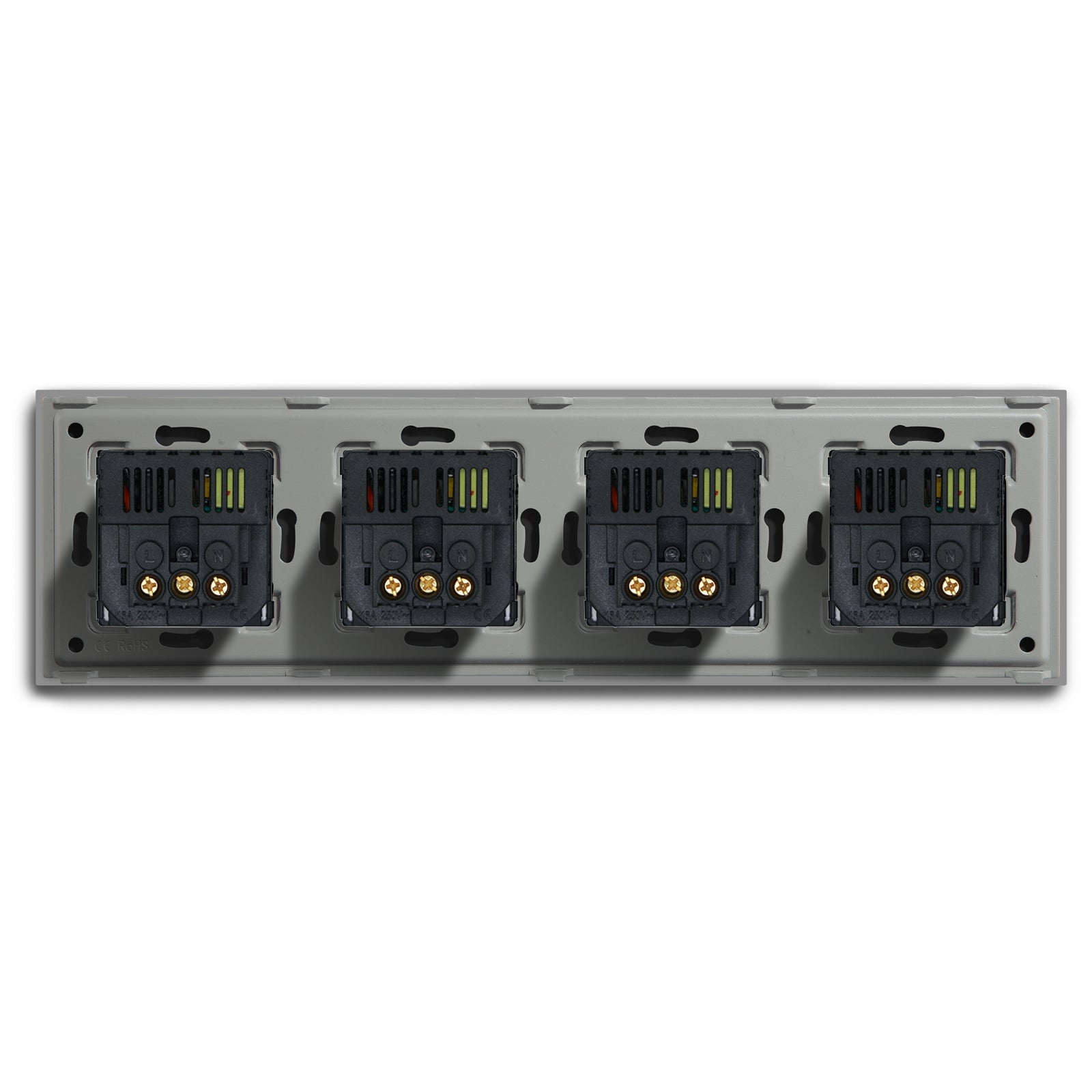 Eu socket with USB&Cover Glass Panel Power Outlets & Sockets Bseedswitch 