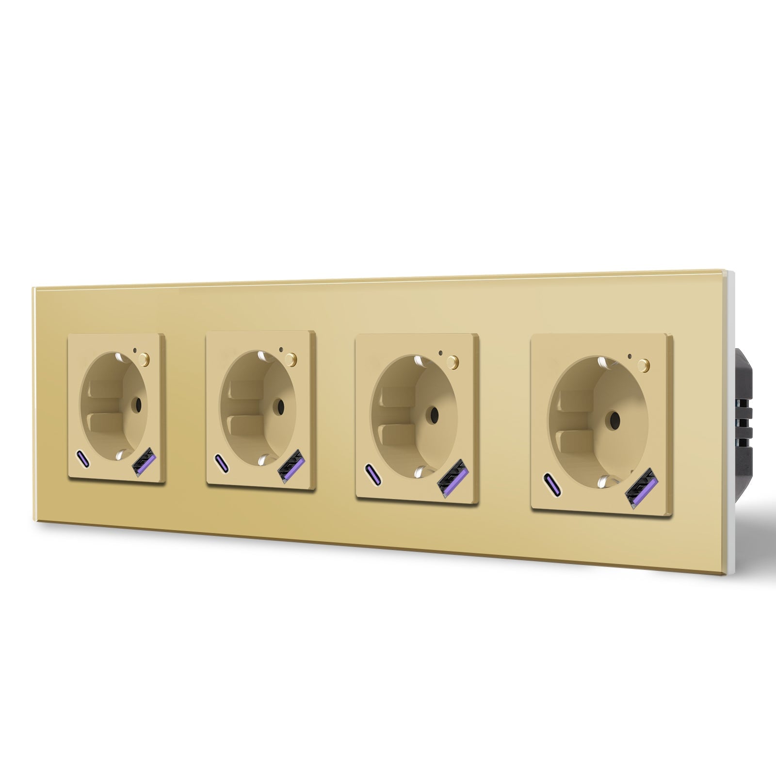 BSEED ZigBee EU Wall Sockets Type-C With USB With Energy Monitoring socket Bseedswitch 