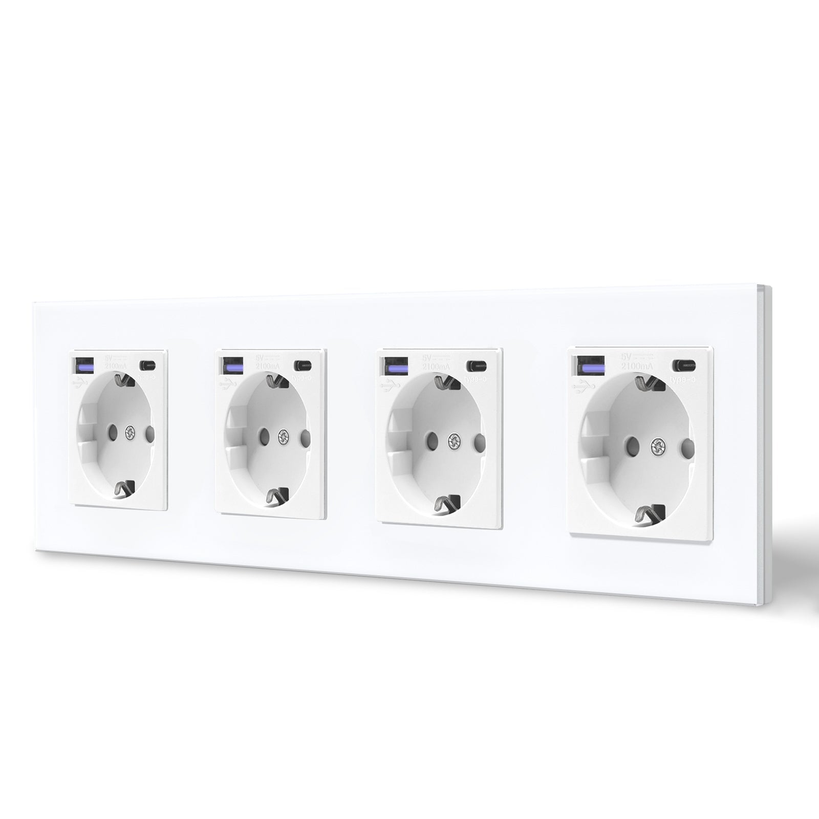 BSEED EU sockets with 20W PD Fast Charge Type-C Interface Outlet Wall Socket Power Outlets & Sockets Bseedswitch 