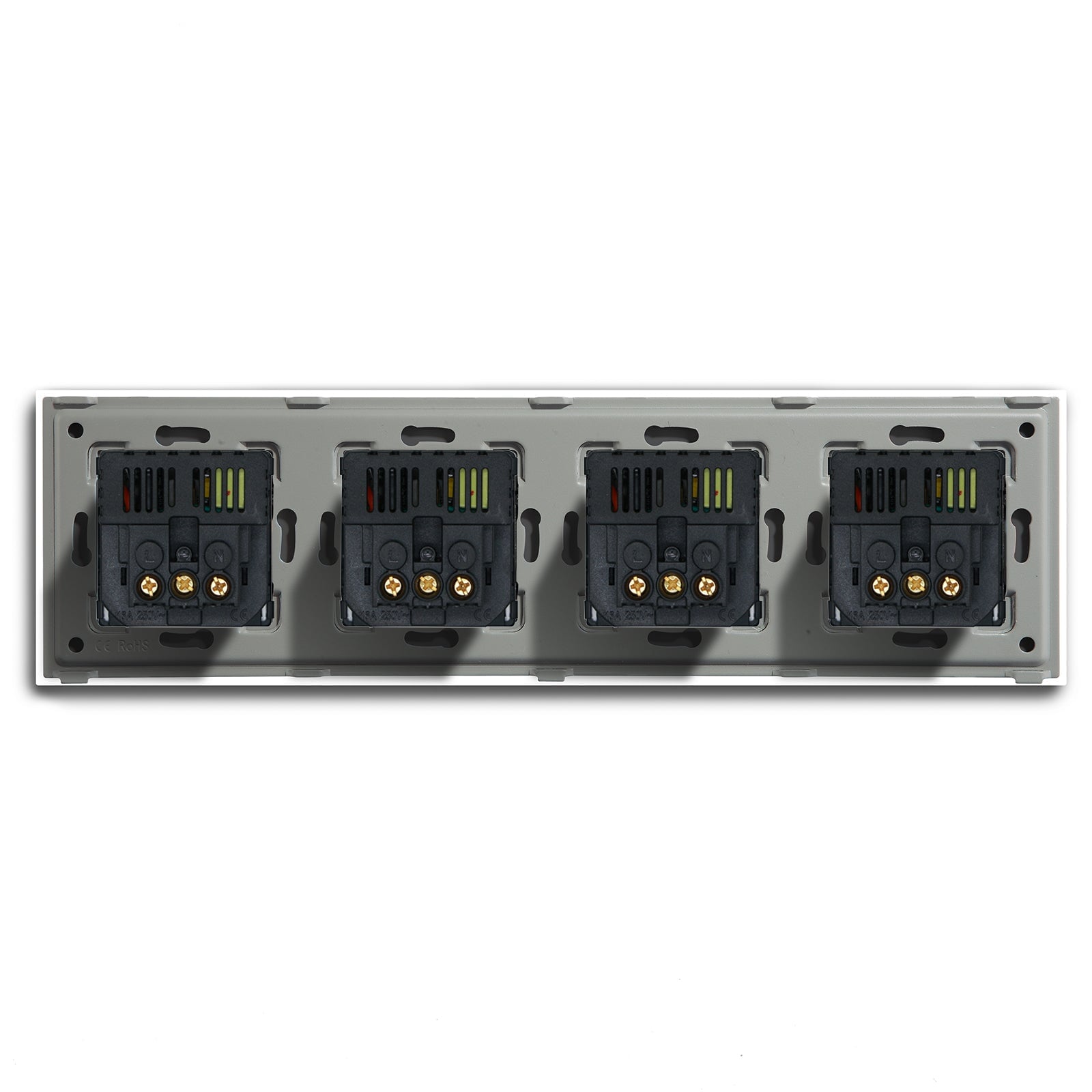 Eu socket with USB&Cover Glass Panel Power Outlets & Sockets Bseedswitch 