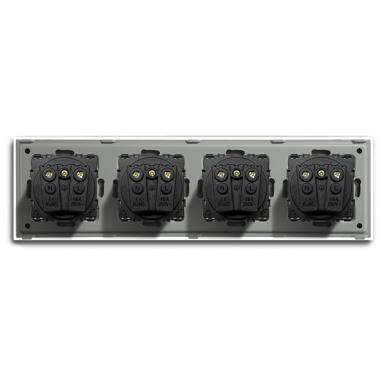 BSEED FR Wall Sockets Power Outlets Kids Protection 16A Wall Plates & Covers Bseedswitch 