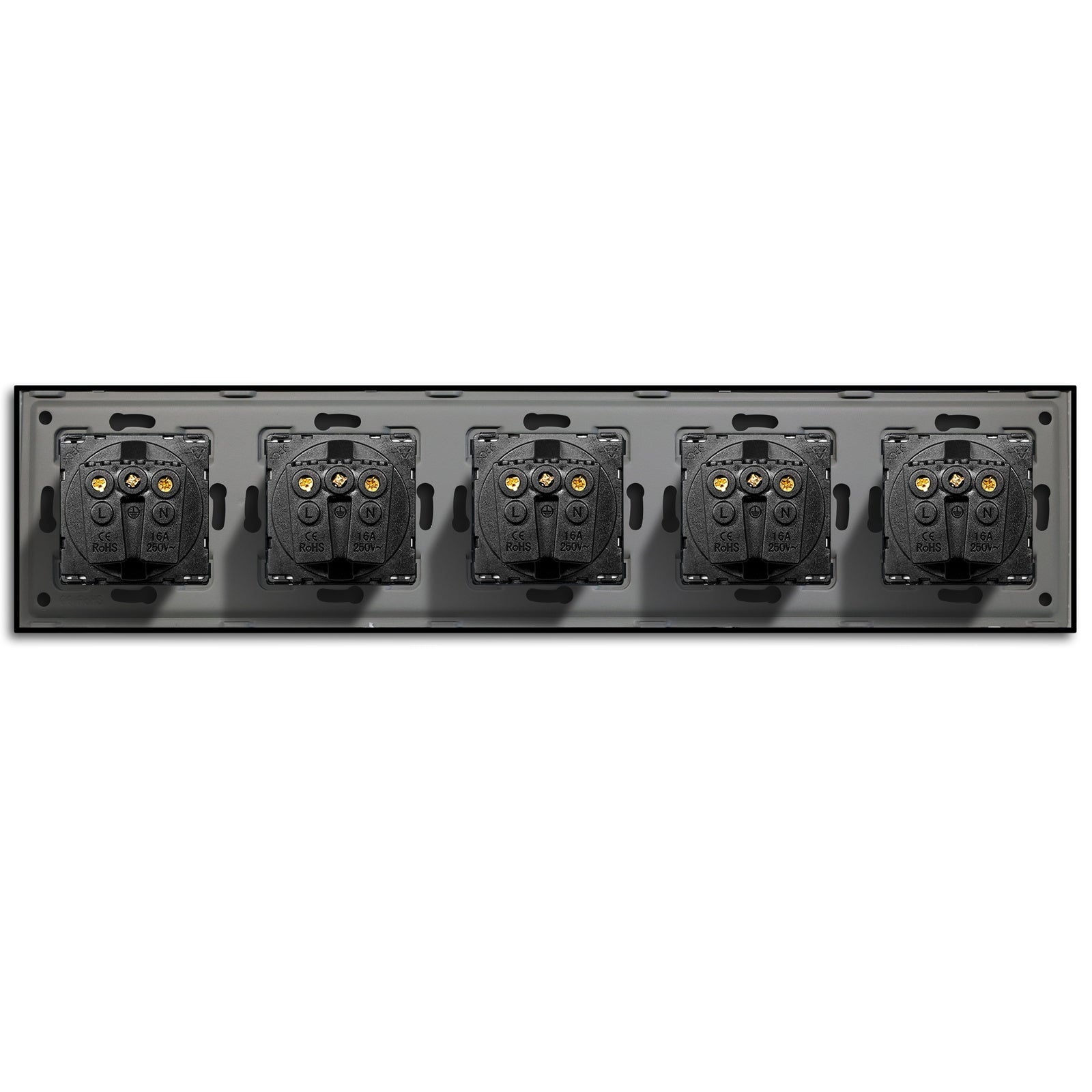 BSEED EU Wall Sockets Power Outlets Glass Panel 16A Power Outlets & Sockets Bseedswitch 