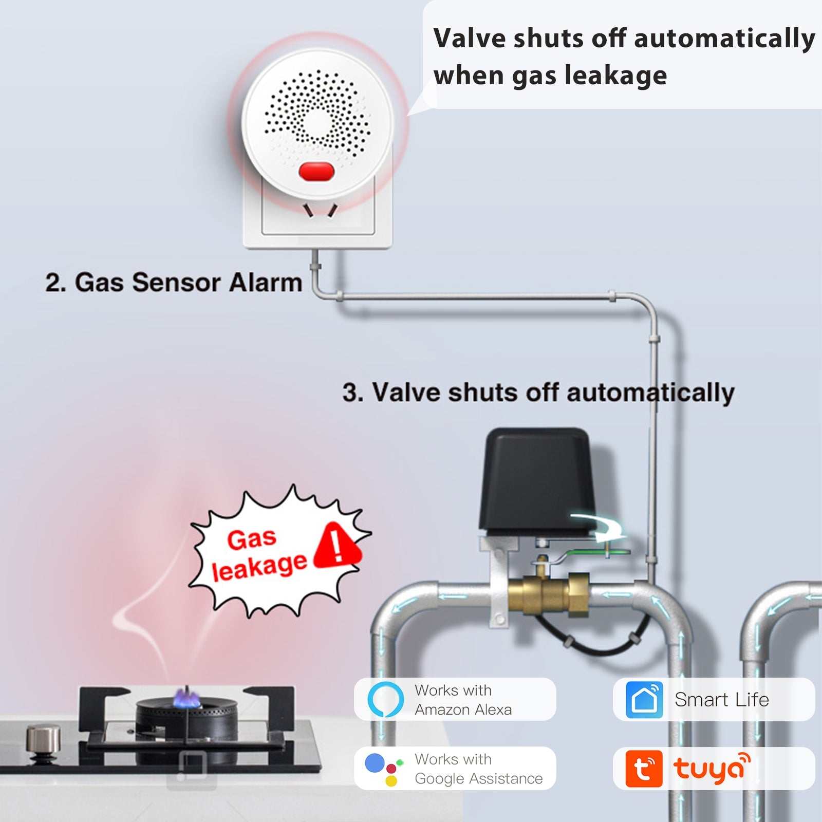 BSEED Zigbee Gas Sensor Smoke Detectors Bseedswitch 