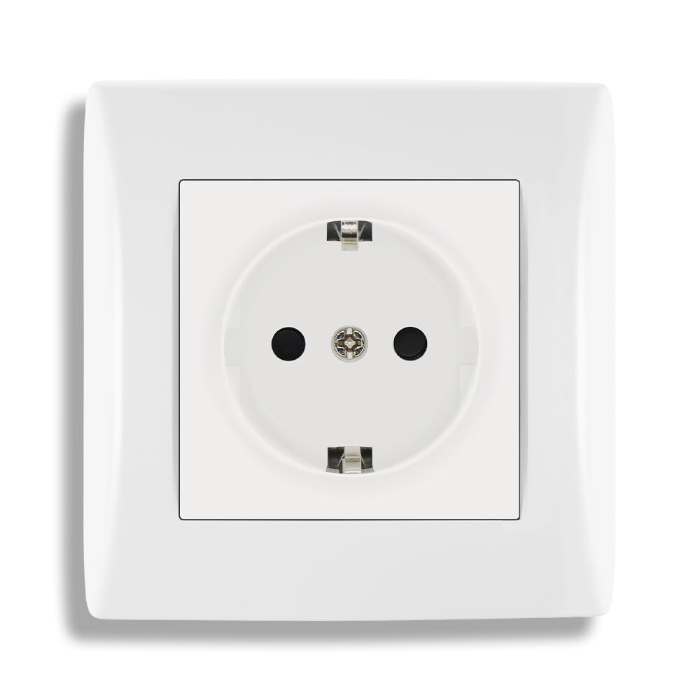 BSEED EU Wall Sockets with clamping technology PC panel Power Outlets & Sockets Bseedswitch 