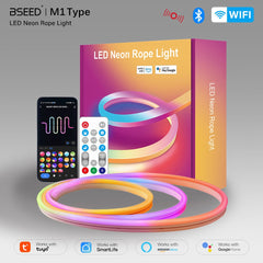 Wifi IR Bluetooth Smart LED Neon Light Strip RGB Color light Bseedswitch 