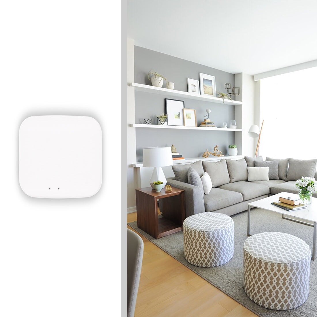 BSEED Zigbee Wireless Smart Gateway Support For Tuya Smart Life APP Google Alexa Network Cards & Adapters Bseedswitch 