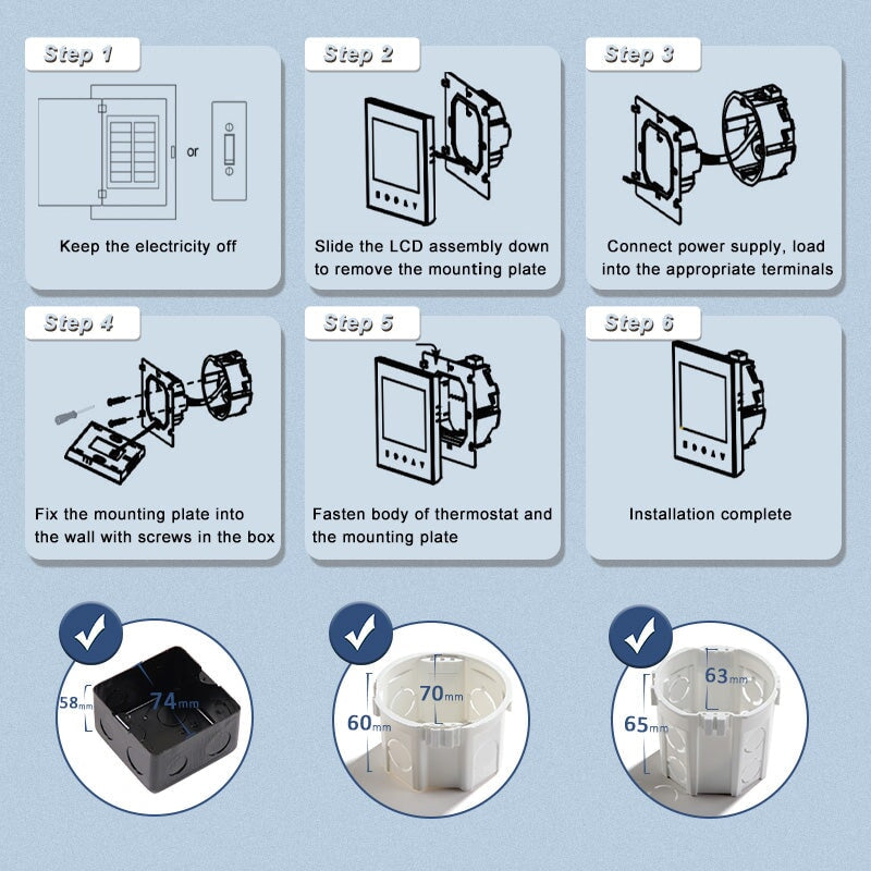 zigbee WiFi Smart Central Air Conditioner Temperature Controller Home Automation Kits Bseedswitch 