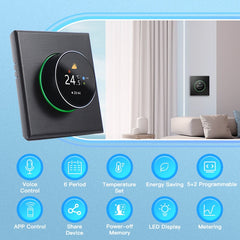 BSEED WiFi Floor Heating Room Thermostat Controller Rotary Button Thermostats Bseedswitch 