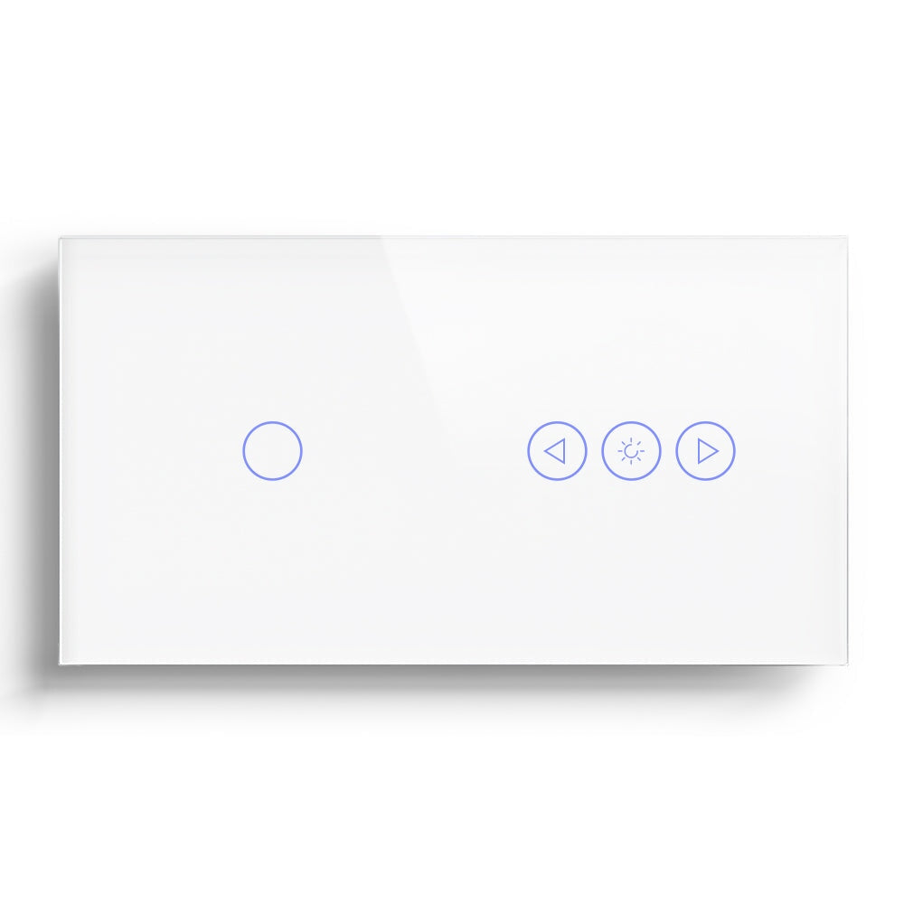 Bseed Smart Wifi Switch With Dimmer Switch Glass Panel 157mm Bseedswitch 