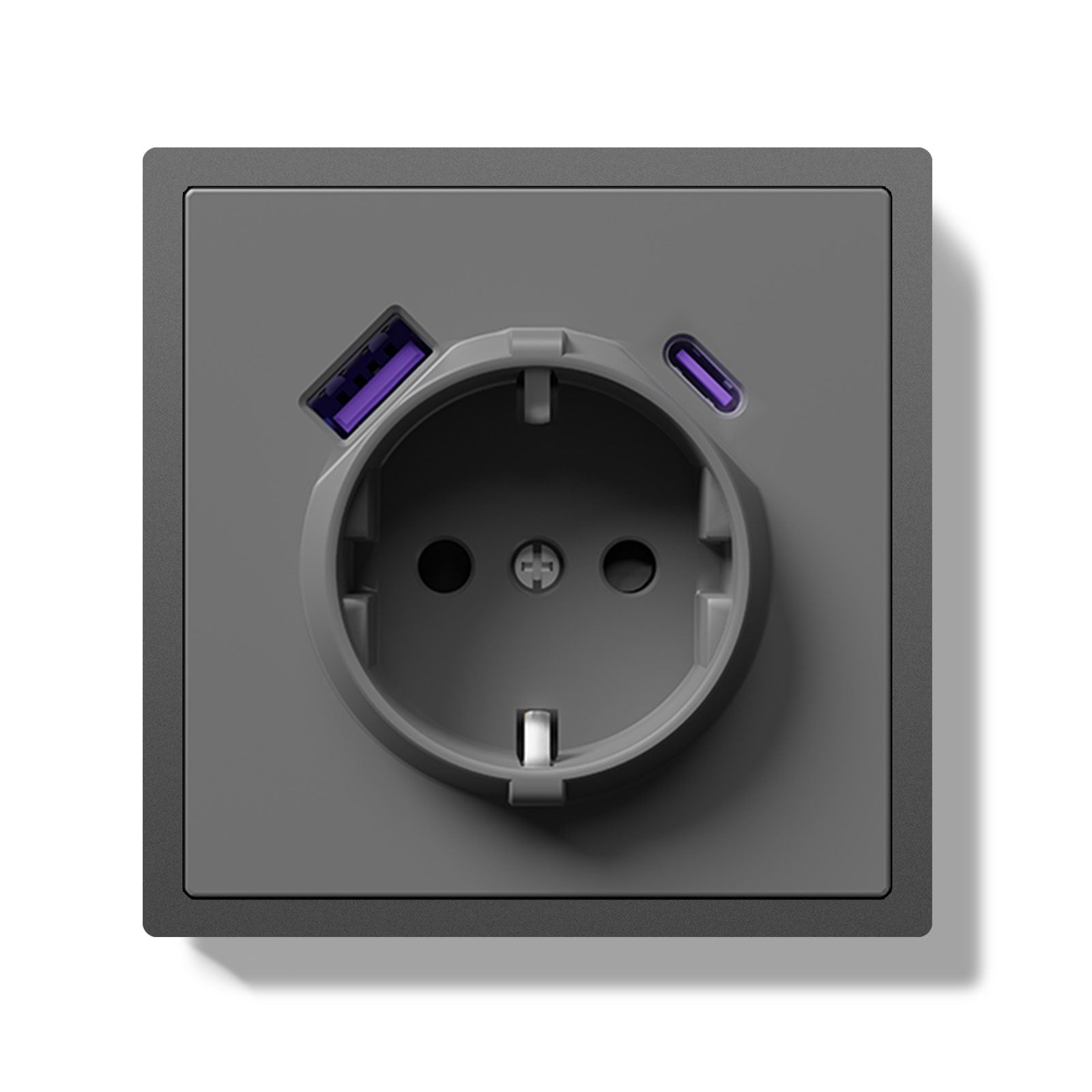 20W Eu Socket With USB&C With Clamping Technique Power Outlets & Sockets Bseedswitch 