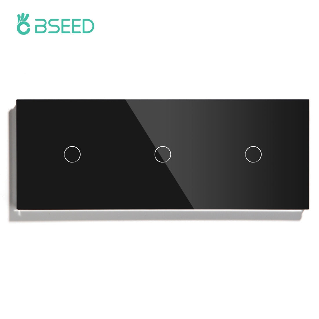 Bseed Tribe WiFi 1/2/3 Gang Light Switch 228mm Light Switches Bseedswitch Black 1Gang 