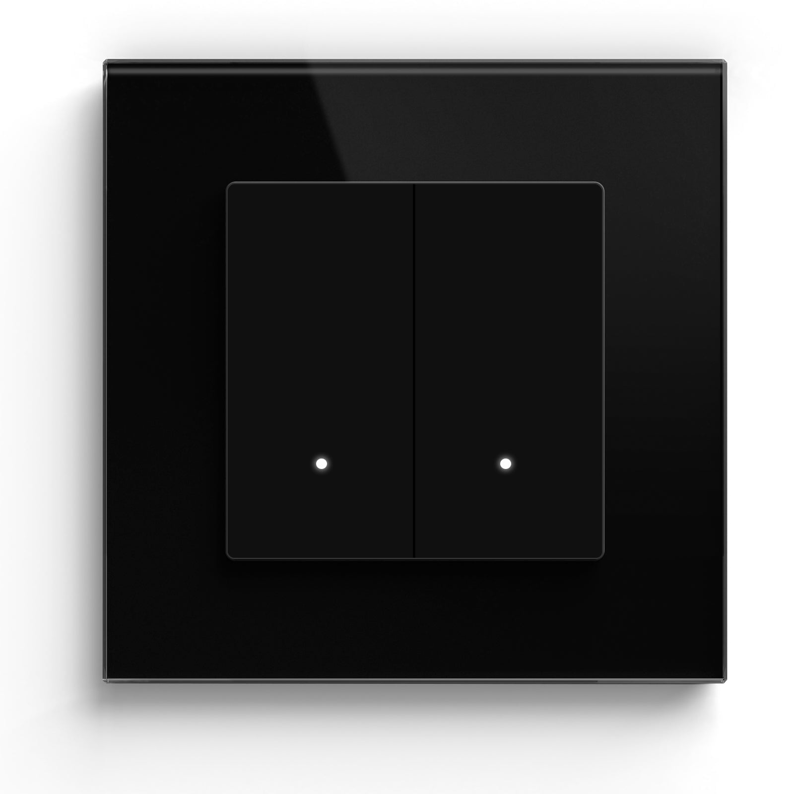 BSEED Smart Wifi Light Switch (With Neutral) Light Switches Bseedswitch Black 2 Gang 