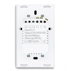 Bseed Wifi Touch Light Switch 1/2/3 Gang 1/2/3 way 118mm Smart Wall Switch US Light Switches Bseedswitch 