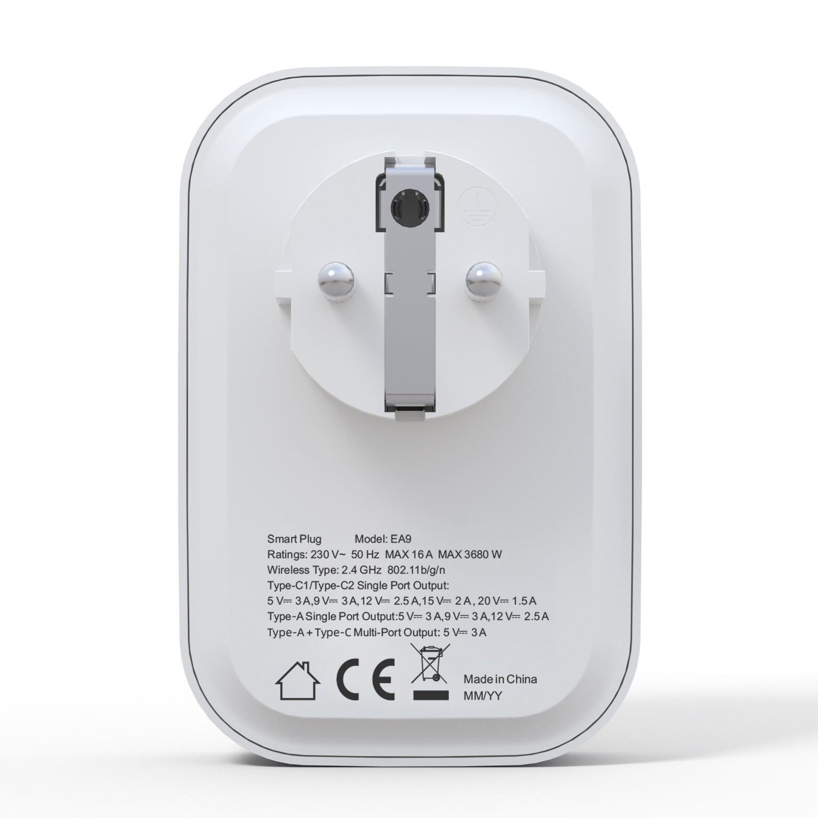 BSEED EU Wifi sockets 30W Type-C With USB With Energy Monitoring With Bluetooth socket Bseedswitch 