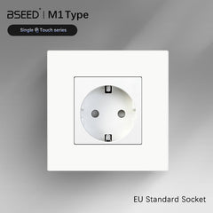 BSEED EU/FR/MF standard wall socket built-in plastic frame 16A Power Outlets & Sockets Bseedswitch 