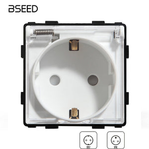 BSEED EU standard Function Key Cover Socket DIY Parts Power Outlets & Sockets Bseedswitch 