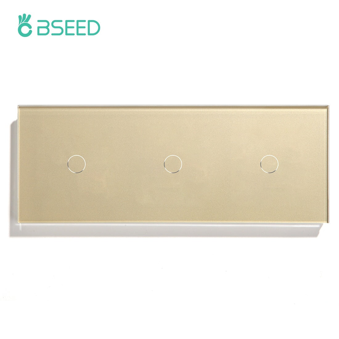 Bseed Tribe WiFi 1/2/3 Gang Light Switch 228mm Light Switches Bseedswitch Golden 1Gang 