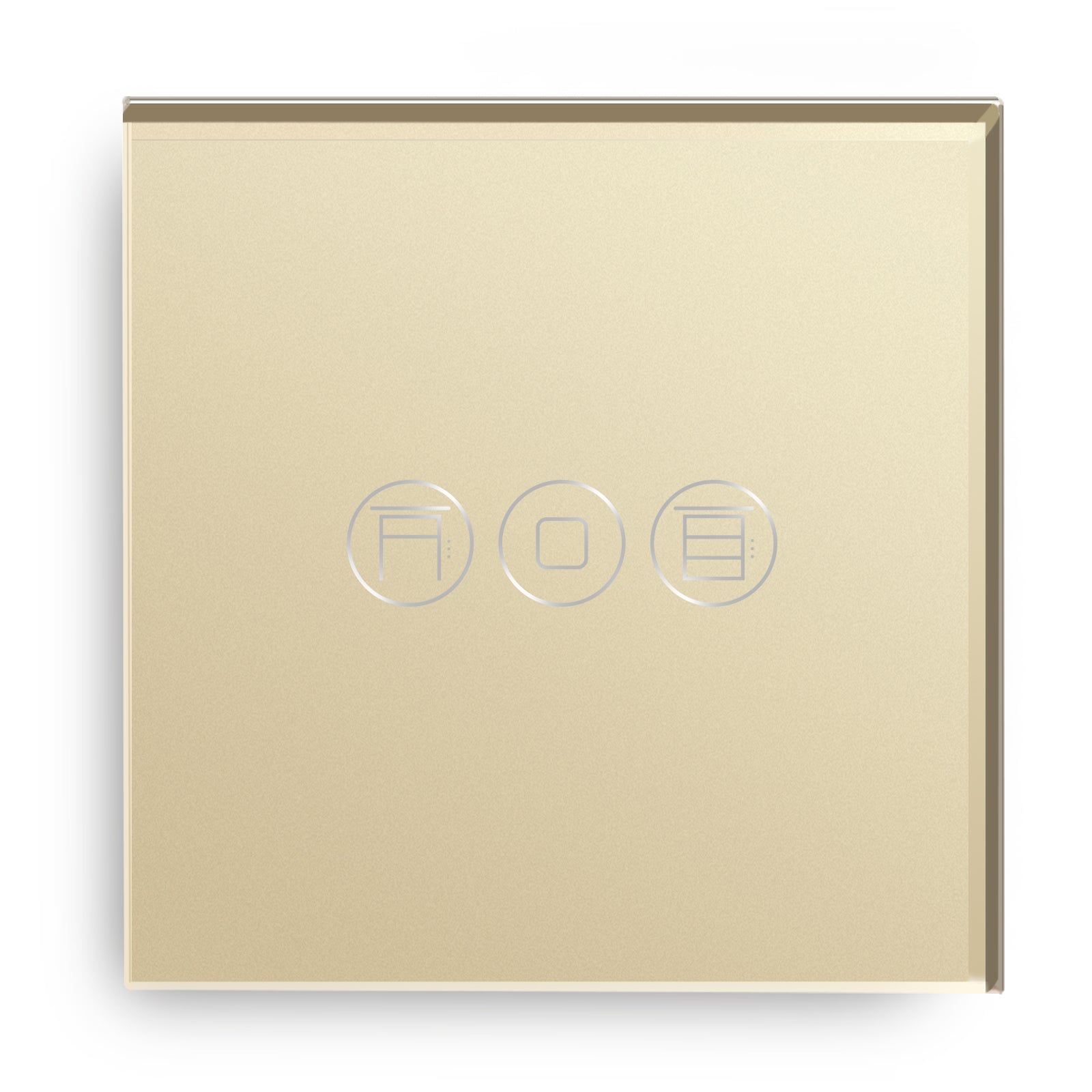 Bseed Smart Wifi Roller Shutter Switch Glass Panel Tuya App Light Switches Bseedswitch Golden 