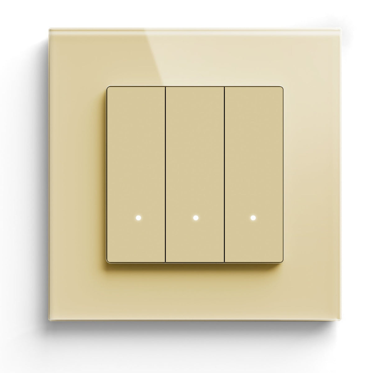 BSEED Smart Wifi Light Switch (With Neutral) Light Switches Bseedswitch Gold 3 Gang 