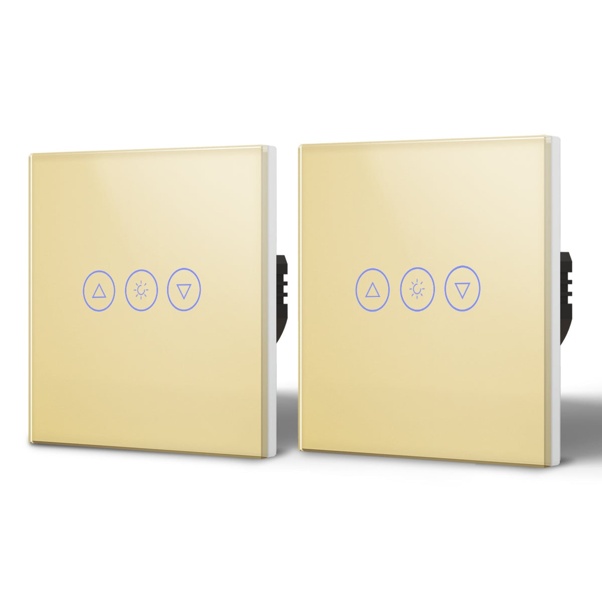 Bseed 2Way Wifi Light Dimmer Switch Wall Plates & Covers Bseedswitch Gold 2 PCS/Pack 