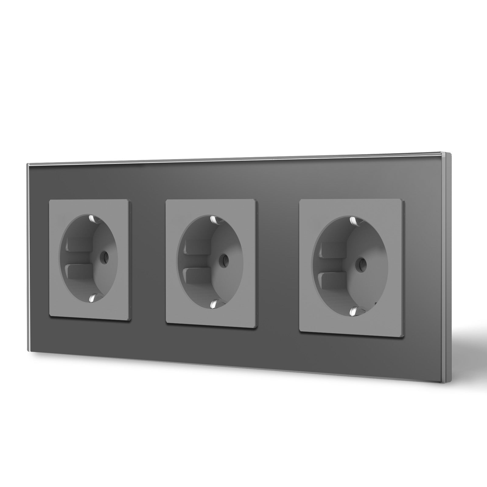 BSEED EU Wall Sockets Power Outlets Glass Panel 16A Power Outlets & Sockets Bseedswitch 