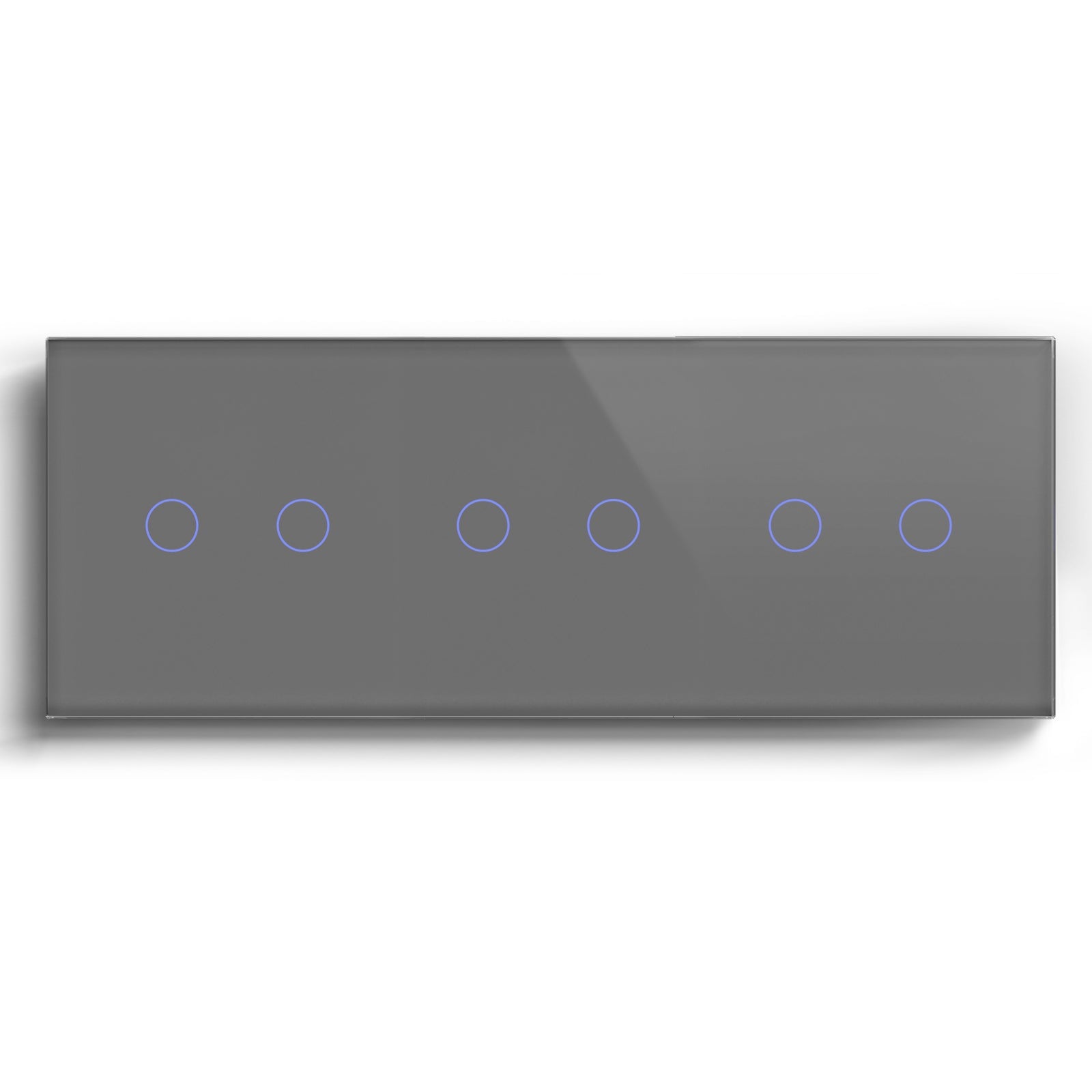 BSEED Triple Zigbee Switch without Neutral line 1/2/3 Gang 1/2/3 Way Light Switches Bseedswitch Grey 2 Gang+2 Gang+2 Gang 