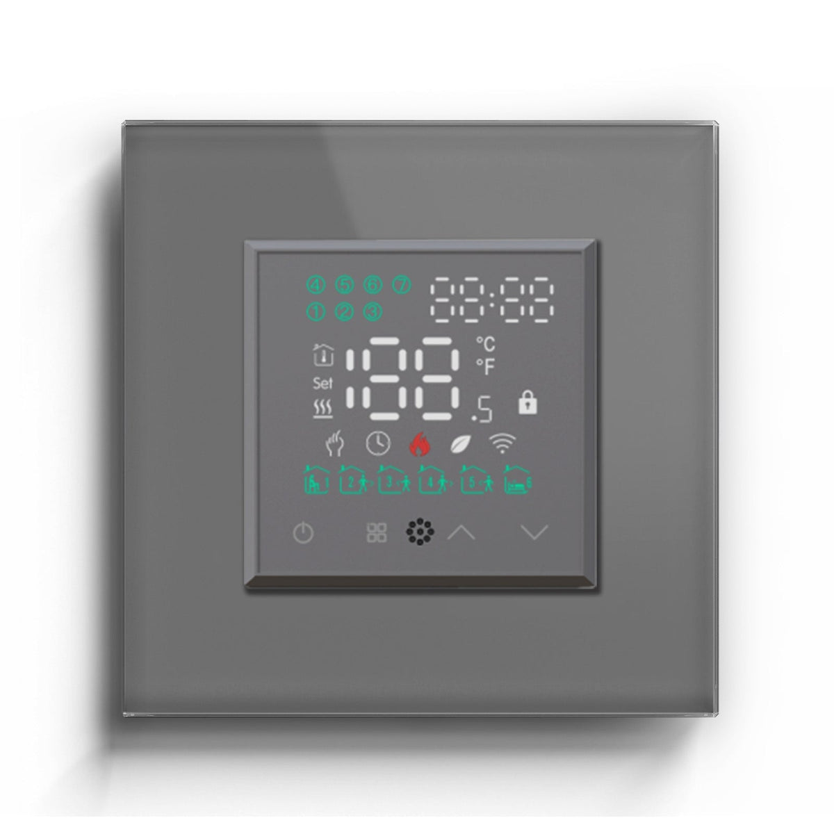 BSEED WiFi Touch LED Screen Floor Heating Room Thermostat Controller Backlight Thermostats Bseedswitch Grey Boiler 