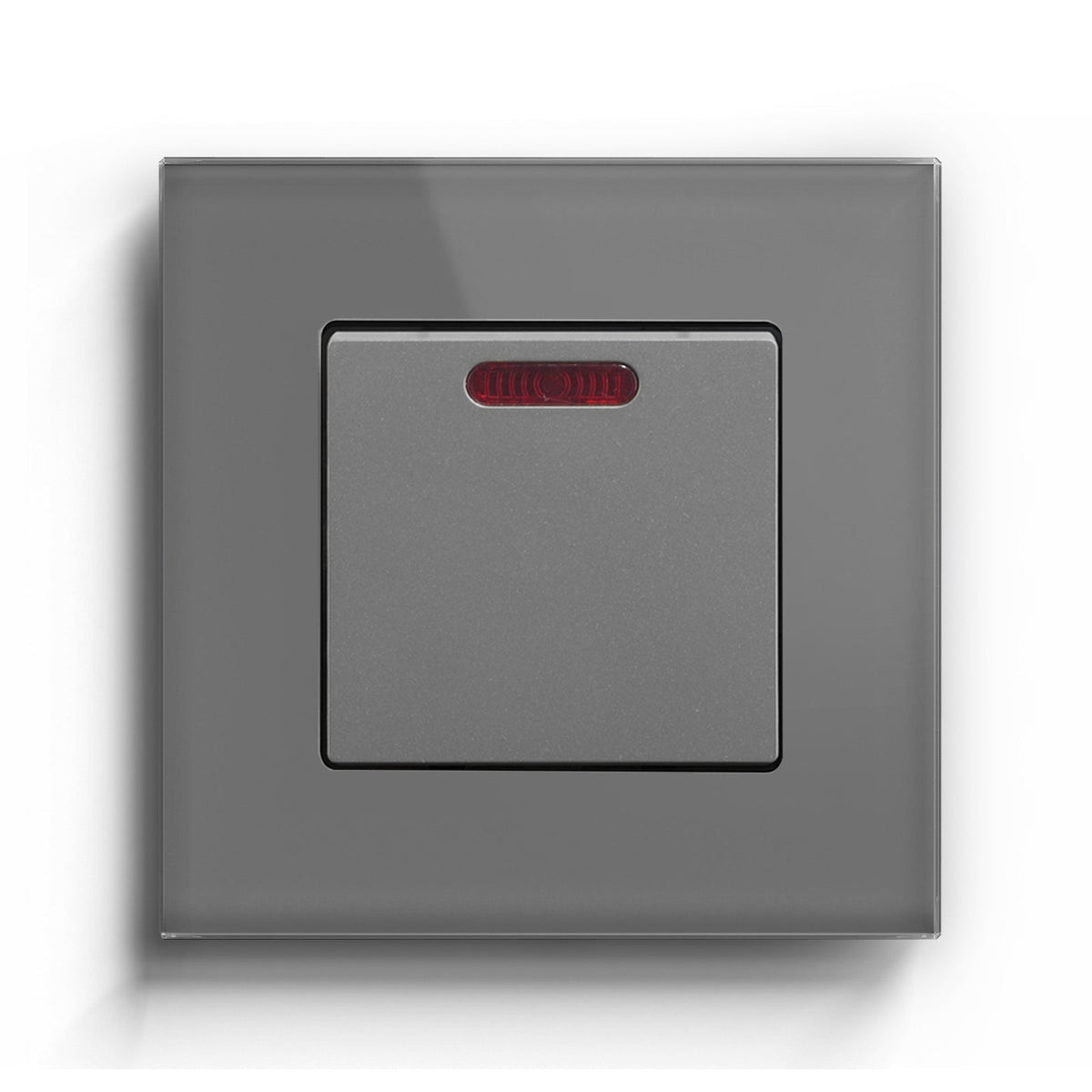 Bseed 45A 1-Gang DP Cooker Switch with Neon Light Switches Bseedswitch Grey 