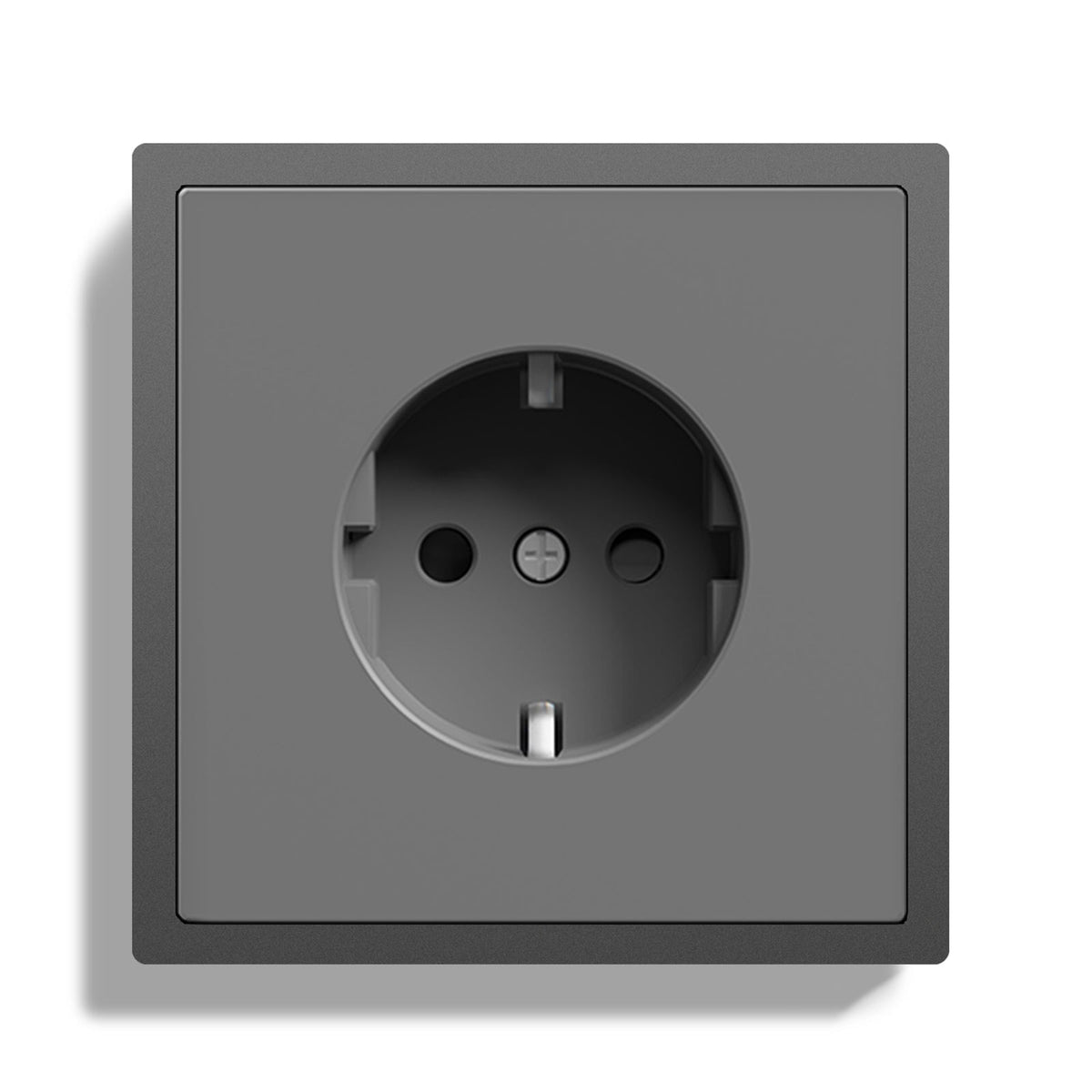 EG Easy Install EU Wall Sockets with clamping technology Power Outlets & Sockets Bseedswitch Grey Single 