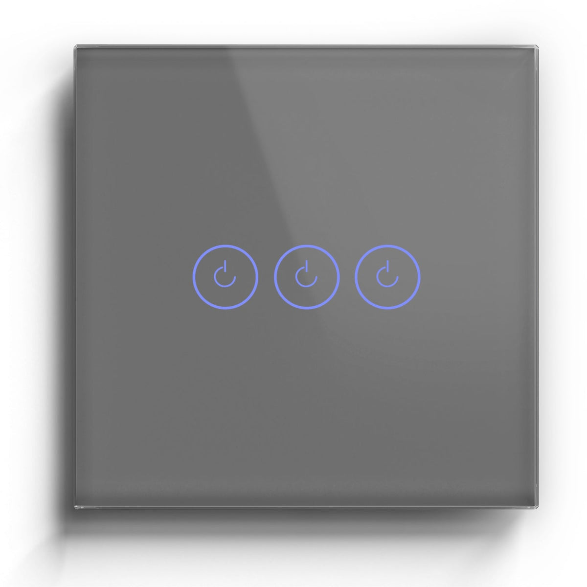 Bseed Smart Wifi Touch Switch 3 Gang 1/2/3 Way 1/2/3Pcs/Pack Wall Plates & Covers Bseedswitch Grey 1Pcs/Pack 