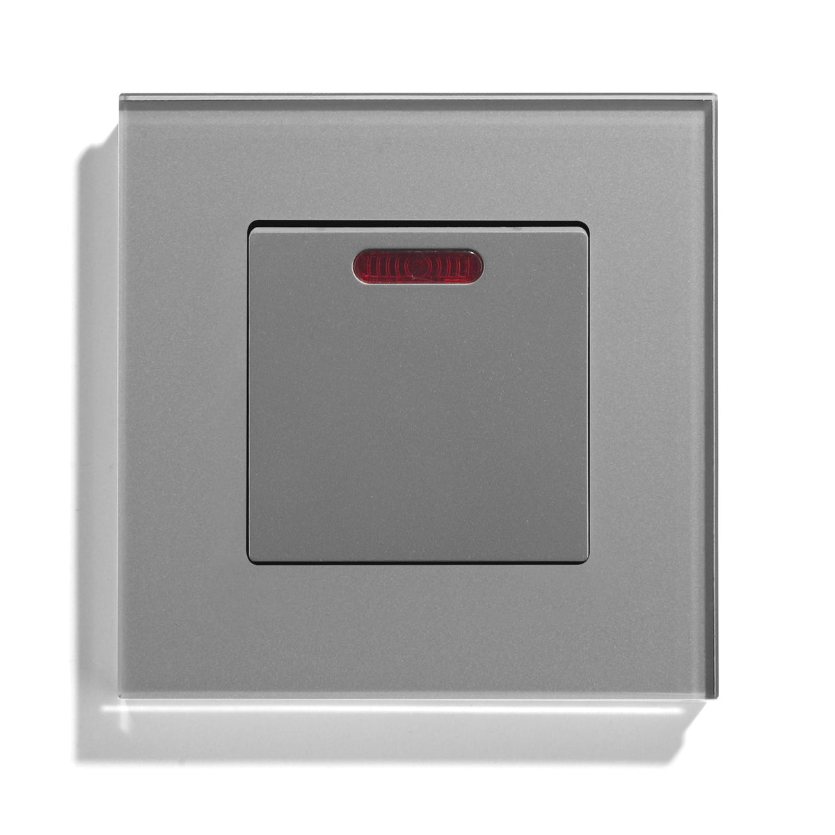 Bseed 45A 1-Gang DP Cooker Switch with Neon Light Switches Bseedswitch Grey 