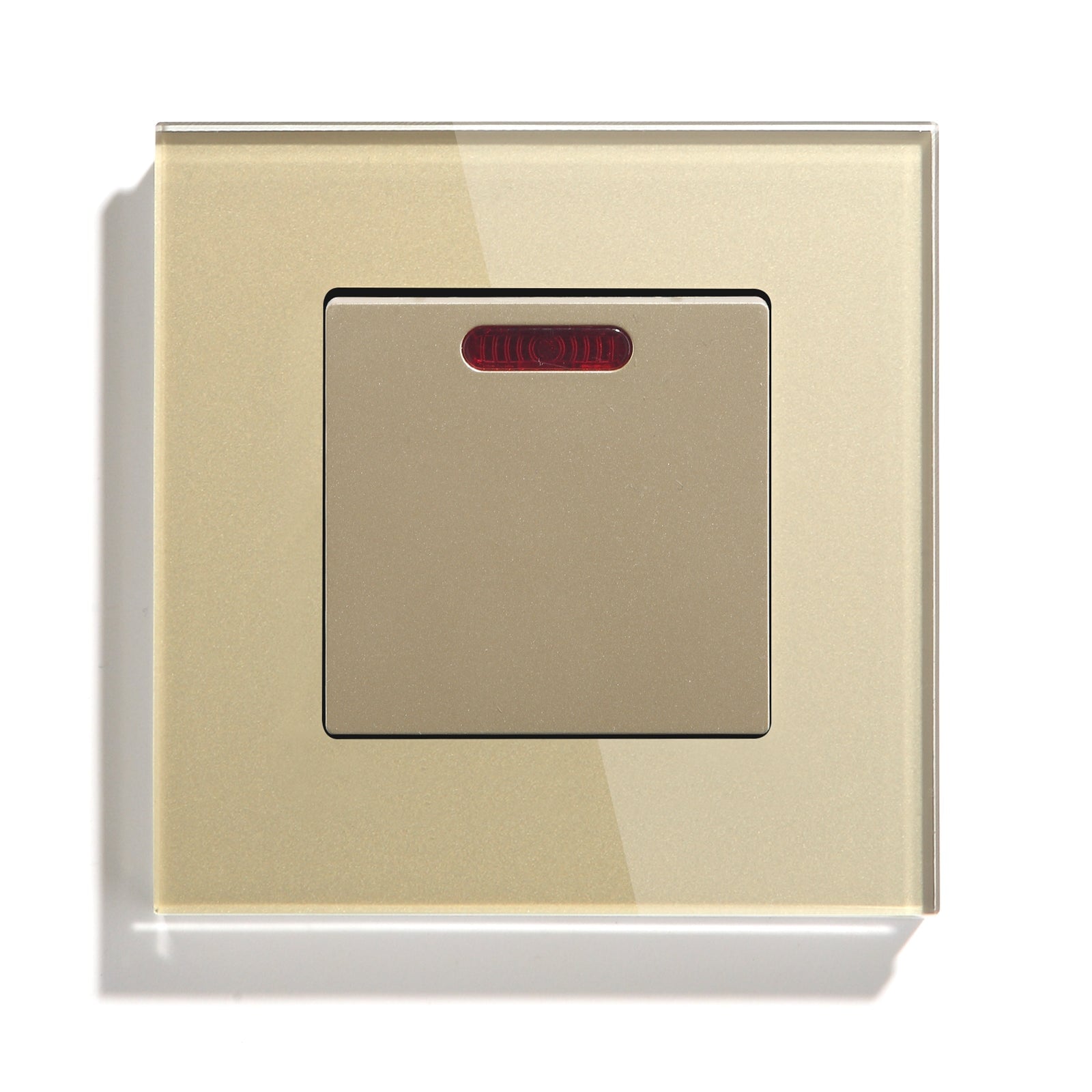 Bseed 45A 1-Gang DP Cooker Switch with Neon Light Switches Bseedswitch Gold 