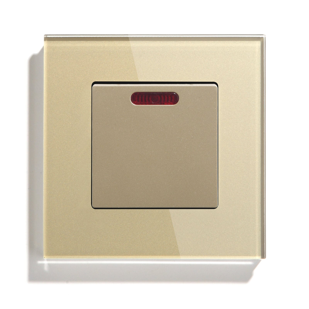 Bseed 45A 1-Gang DP Cooker Switch with Neon Light Switches Bseedswitch Gold 