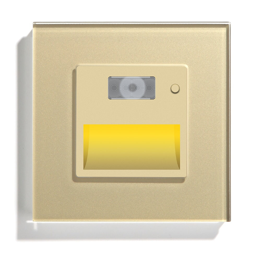 Multiple time delays Footwell Lighting Floor Light Motion Sensor 1800-7500K lamp Bseedswitch gold 