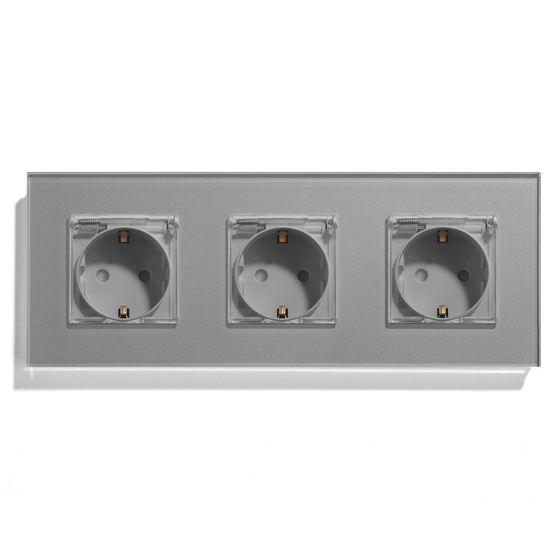 Bseed Waterproof Socket EU Standard Power Outlets & Sockets Bseedswitch Grey Triple 