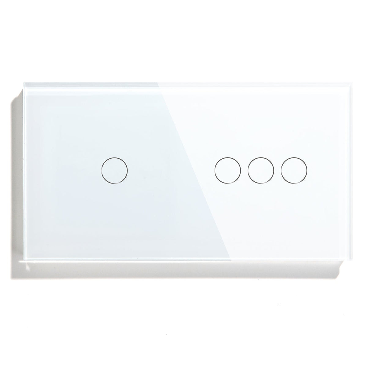 BSEED Single Line Wifi Light Switch Double 1/2/3Gang Smart Switch Wireless Wifi Switch 157mm Light Switches Bseedswitch White 1Gang+ 3Gang 