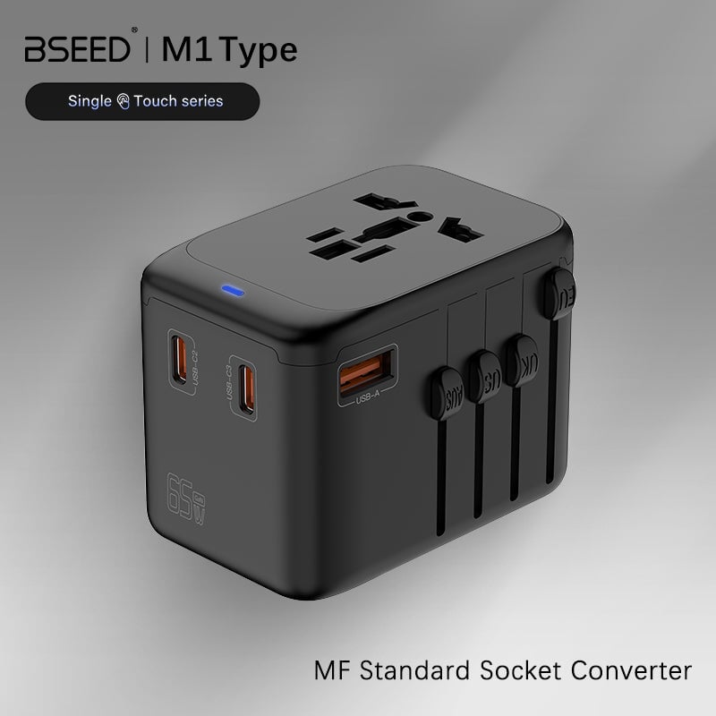 Universal Portable Universal Plug Travel Converter Power Outlets & Sockets Bseedswitch 