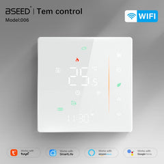 BSEED WiFi Touch LED integrated Screen Floor Heating Room Thermostat Controller Thermostats Bseedswitch 