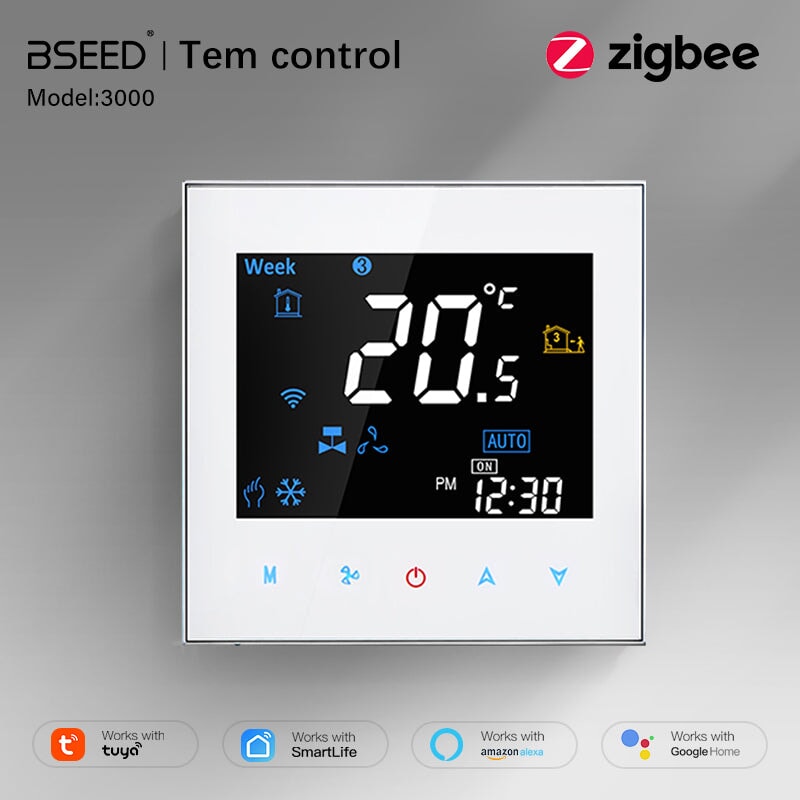 zigbee WiFi Smart Central Air Conditioner Temperature Controller Home Automation Kits Bseedswitch 