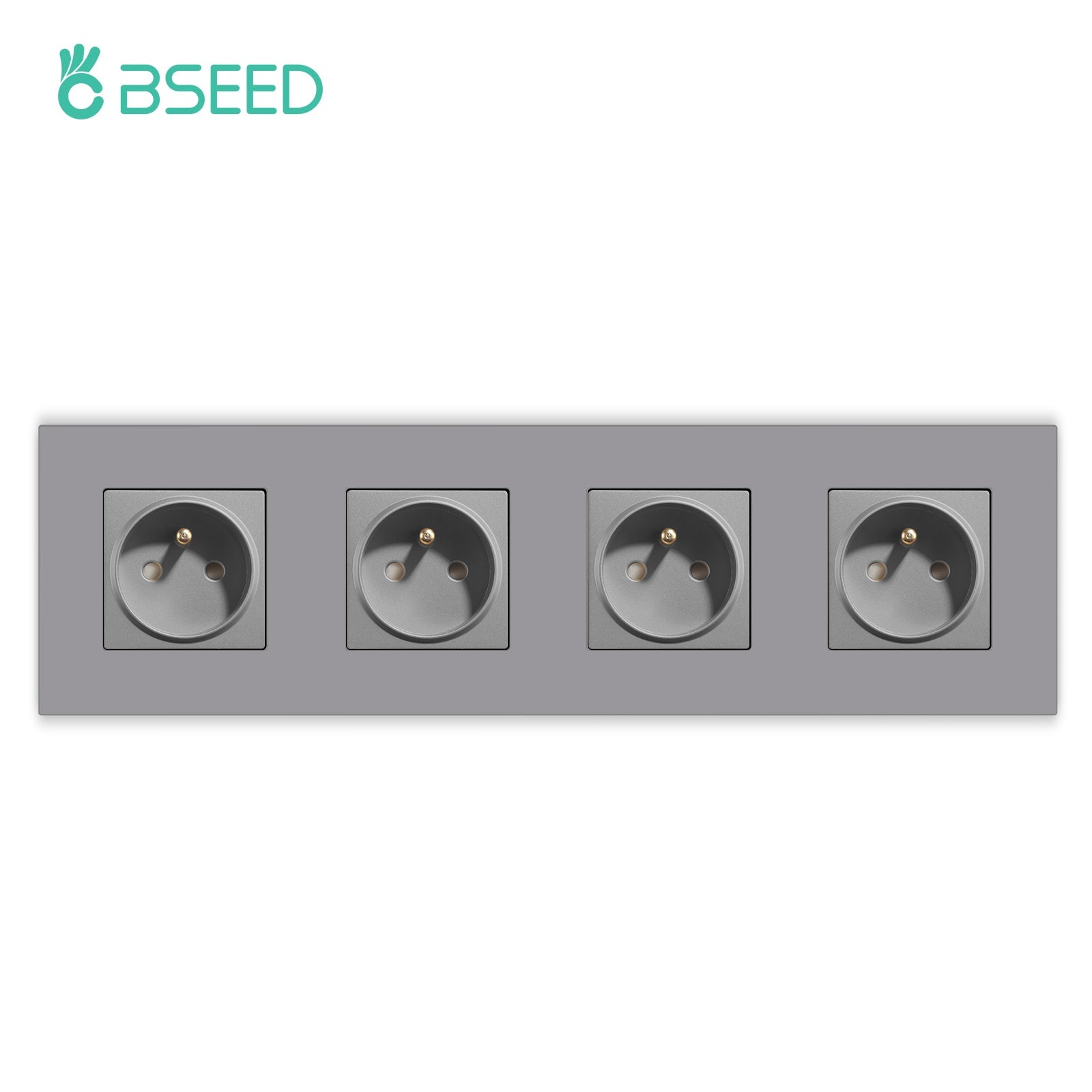 BSEED EU/FR/MF standard wall socket built-in plastic frame 16A Power Outlets & Sockets Bseedswitch 