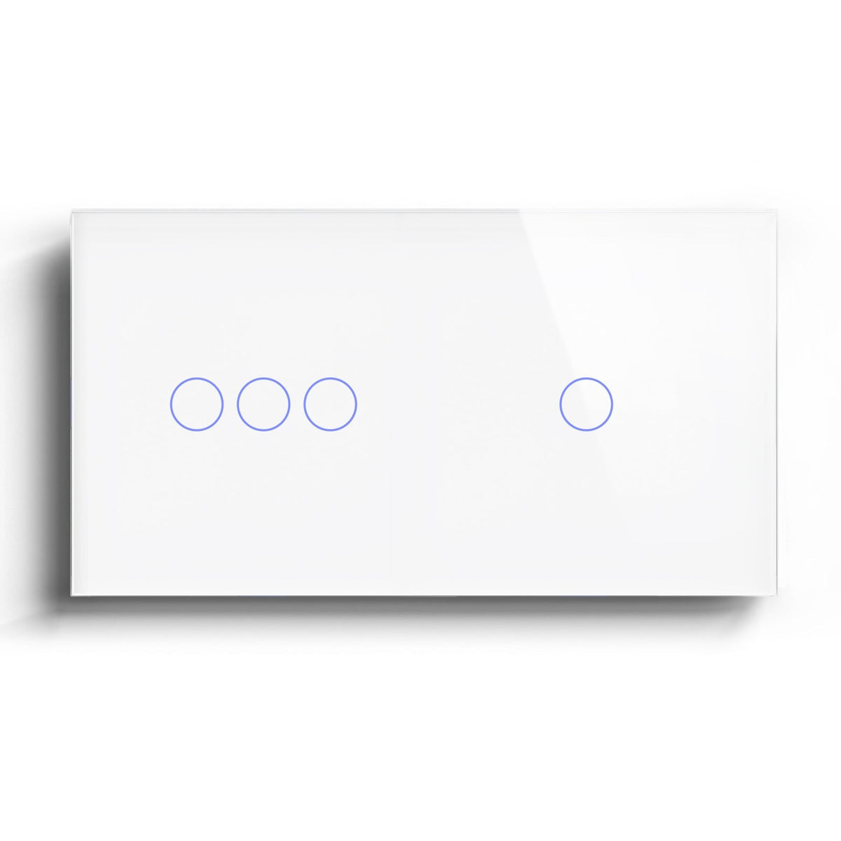 Bseed Smart Zigbee Double Light Switch (With Neutral) Light Switches Bseedswitch White 3Gang + 1Gang 