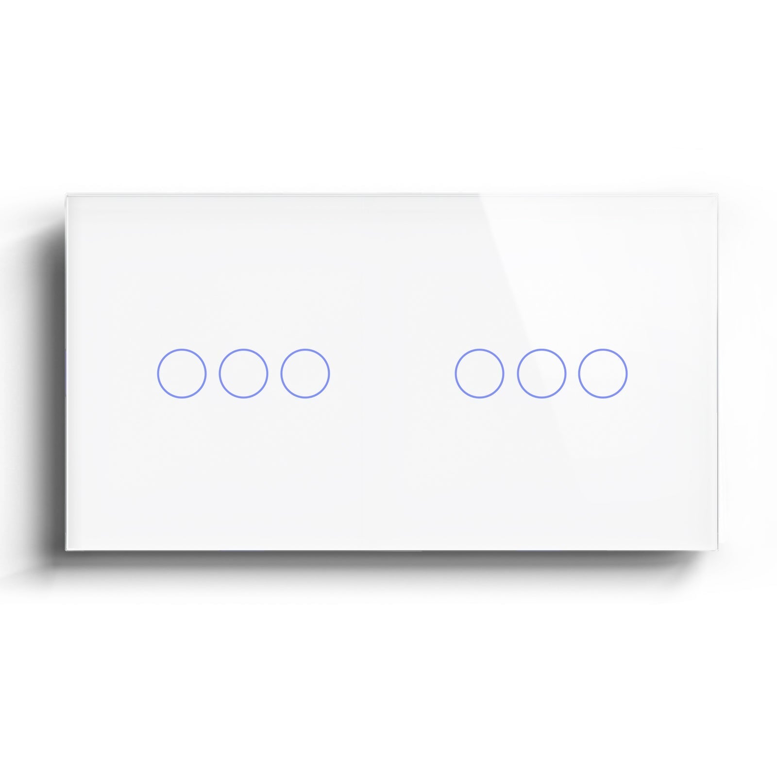 Bseed Smart Zigbee Double Light Switch (With Neutral) Light Switches Bseedswitch White 3Gang + 3Gang 