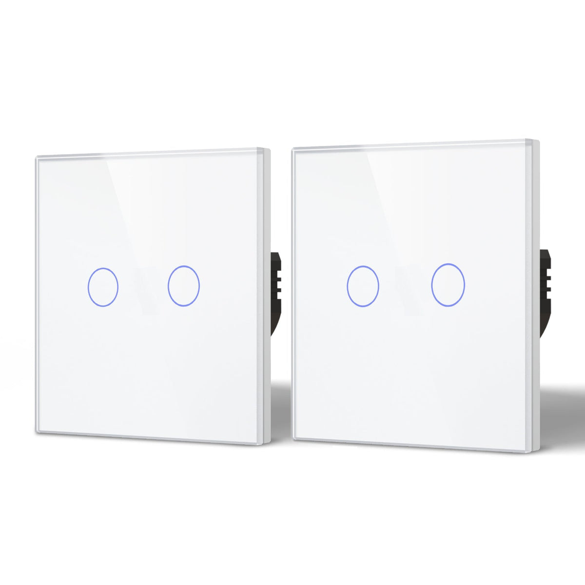 BSEED Zigbee Single Live Line Switch 1/2/3 Gang 1/2/3 Way Wall Smart Light Switch Single Live Line 1/2/3 pack Light Switches Bseedswitch White 2Gang 2 Pcs/Pack