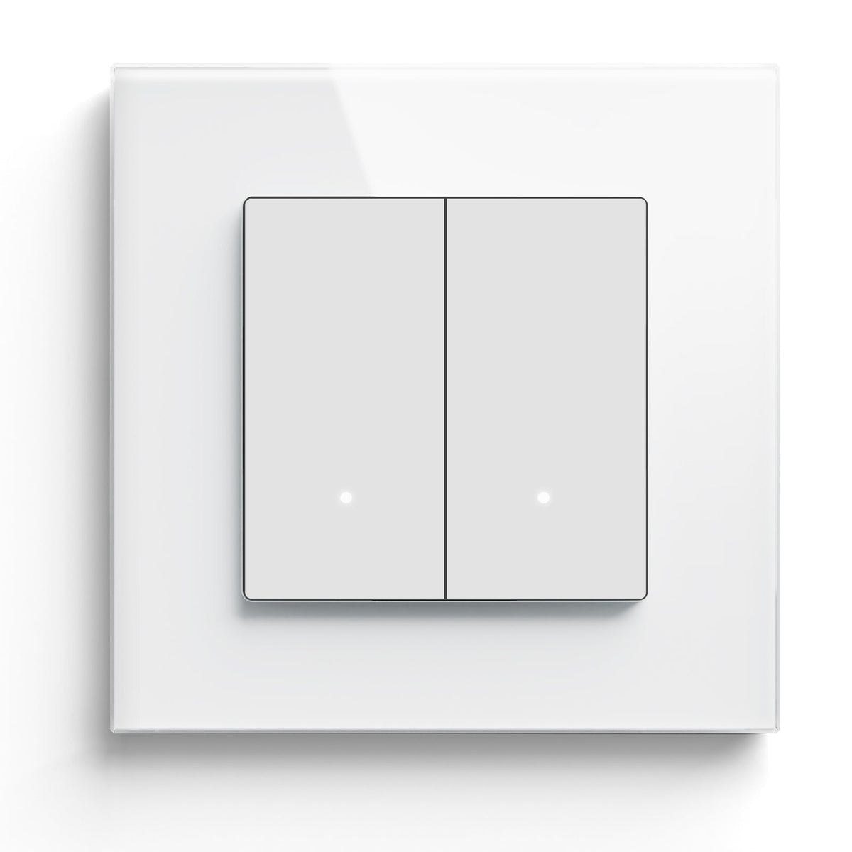 BSEED Smart Wifi Light Switch (With Neutral) Light Switches Bseedswitch White 2 Gang 