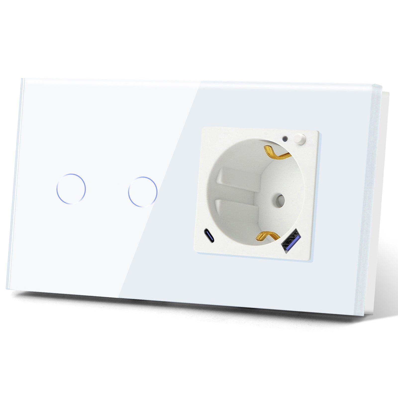 Wifi Switch With Wifi Eu Socket With 20W USB-C Power Outlets & Sockets Bseedswitch 