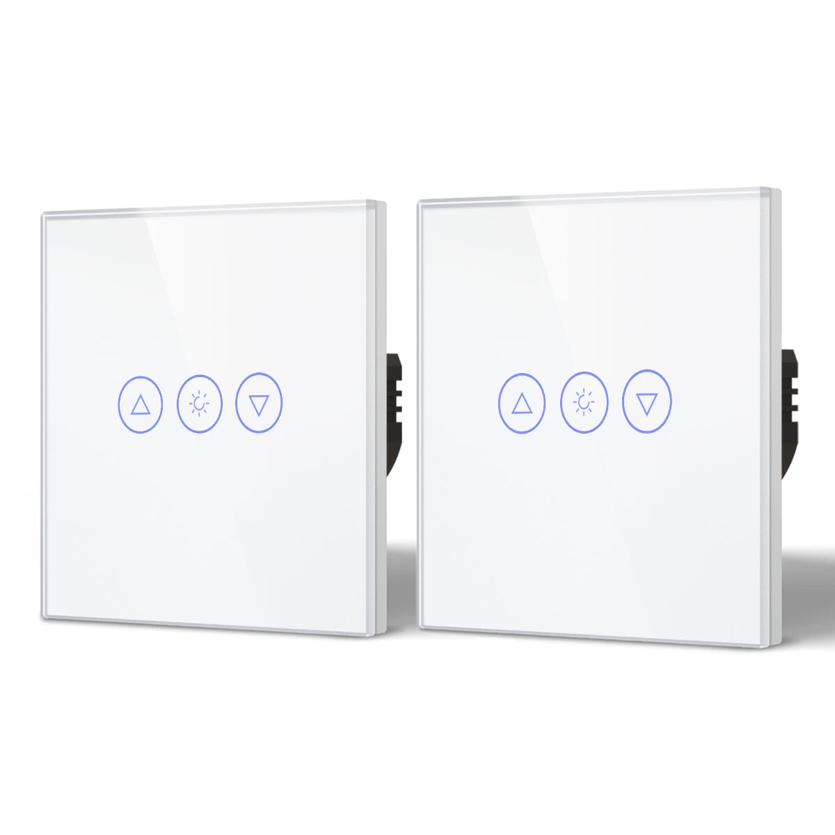 Bseed 2Way Wifi Light Dimmer Switch Wall Plates & Covers Bseedswitch White 2 PCS/Pack 