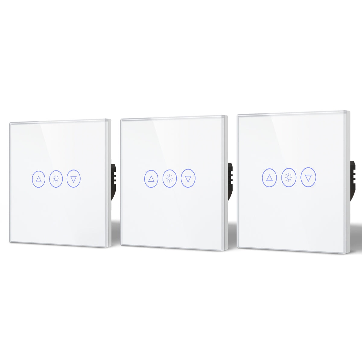 Bseed 2Way Wifi Light Dimmer Switch Wall Plates & Covers Bseedswitch White 3 PCS/Pack 